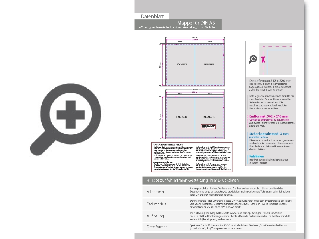 Product Bild mappe_f__r_din_a5__4_0_farbig_(au__enseite_bedruckt)__mit_softfeel-folie_kaschiert